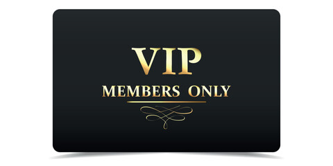 VIP. VIP Invitation. Premium card. VIP card. Luxury template design. Vip gold ticket.	