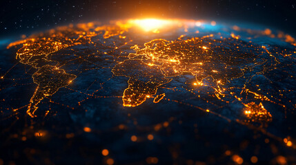 Statistical analysis of global infrastructure within the economic landscape