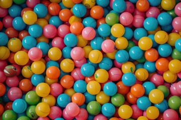 Fototapeta premium Colorful Plastic Balls in a Pit