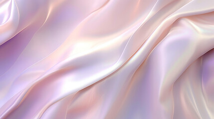 Fototapeta premium A beautiful iridescent satin background with soft pastel colors, perfect for creating an elegant and luxurious atmosphere.seamless wallpaper, patterns, background, backdrop, wallpaper