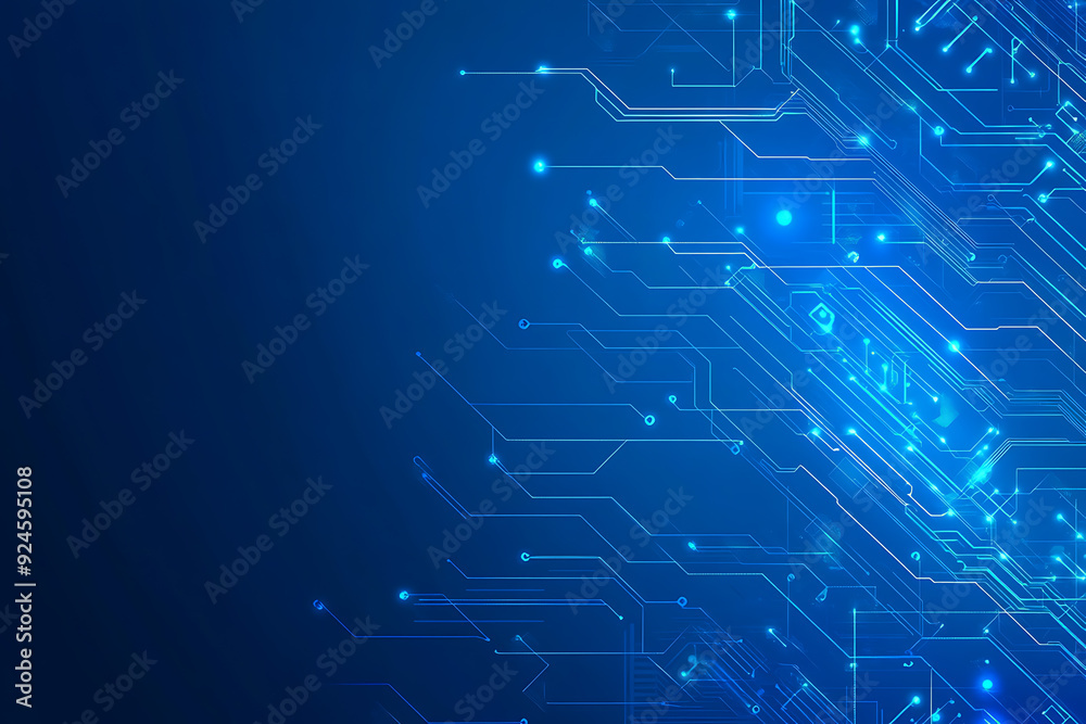 Fototapete futuristic abstract background. server, internet, speed. futuristic tunnel hud. motion graphics for 