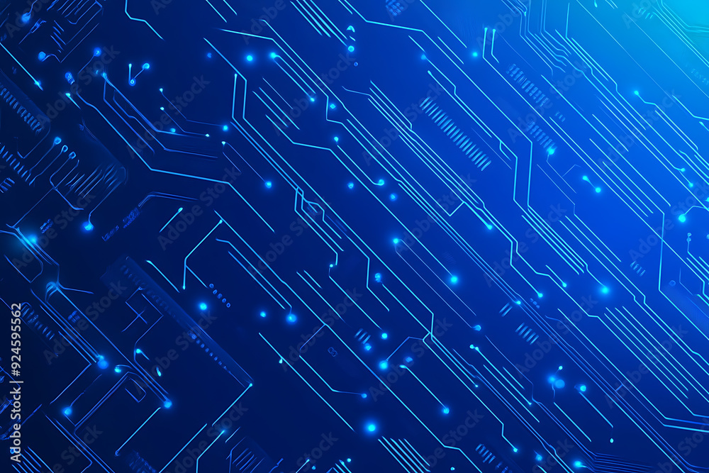 Fototapete futuristic abstract background. server, internet, speed. futuristic tunnel hud. motion graphics for 