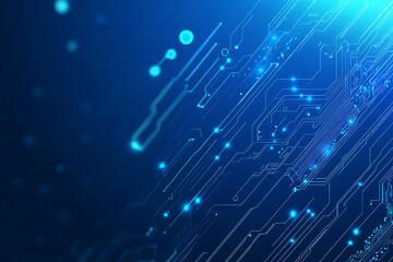 Obraz premium futuristic abstract background. Server, internet, speed. Futuristic tunnel HUD. Motion graphics for an abstract data center . wireframe,darck blue background 