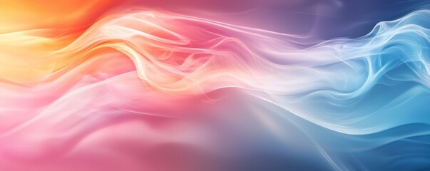 Colorful abstract waves blend seamlessly, creating a vibrant and dynamic background full of energy and movement.