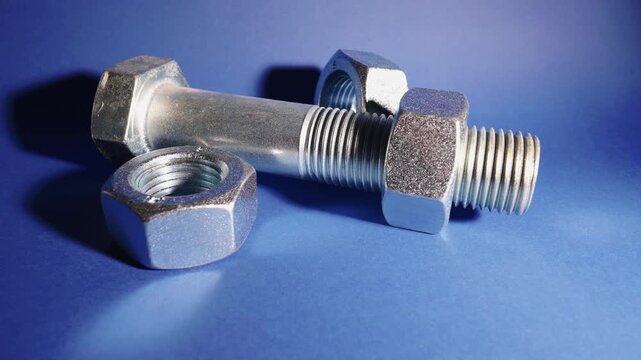 Bolt with multiple nuts 1