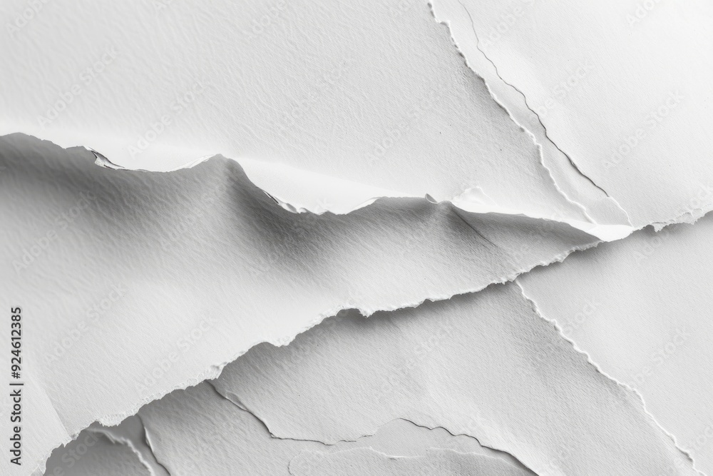 Poster a close-up shot of a small piece of white paper, often used as a background or texture in designs