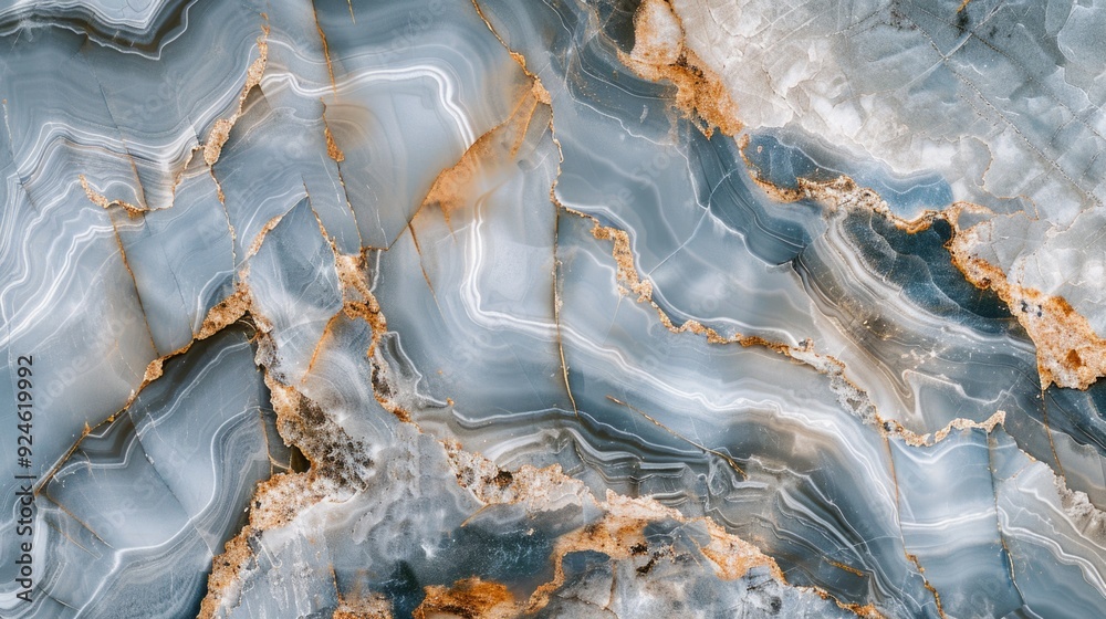 Poster A detailed view of a marble surface with texture and patterns