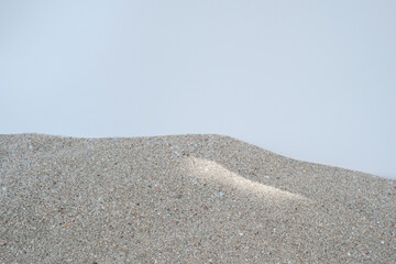 Image of sand grains isolate