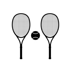  Racket  tennis ball vector design