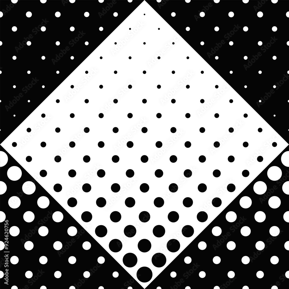 Poster seamless geometrical dot pattern background - abstract vector design from circles