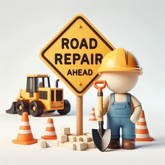 ICON 3D ROAD REPAIR AHEAD