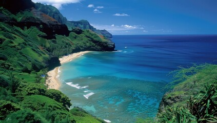 Obraz premium Serene Coastal Landscape