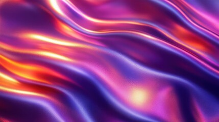 Fototapeta premium Vibrant Abstract Fabric with Flowing Gradient Colors