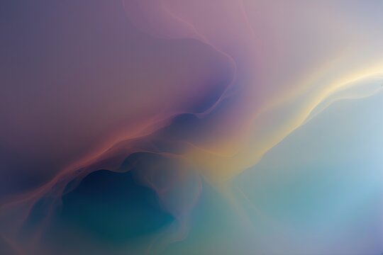 Translucent Surface with Mystical Soft Color Fusion