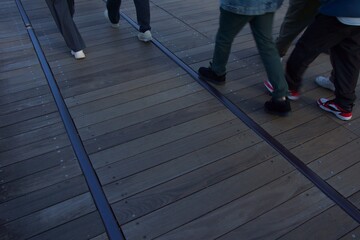 Obraz premium 横浜みなとみらいの風景 都市風景 インバウンド