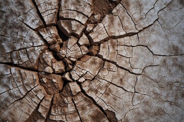 Fototapeta premium Cracked Textures and Fractured Surfaces on Rugged Backgrounds for Stunning Visuals