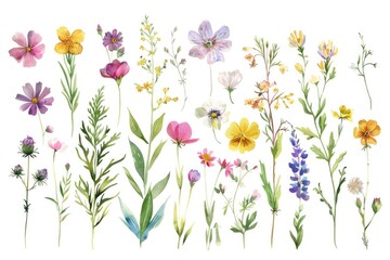 A bouquet of fresh flowers arranged on a clean white surface