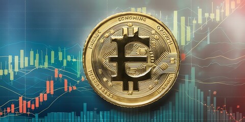 Economical Graph displaying the increase in business stocks with Coin Ero