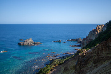 島武意海岸　積丹半島｜9月の積丹ブルーが息をのむほどに美しい
