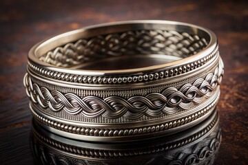 Artisanally Crafted Hammered Lines: Intricate hand-drawn lines combined with textured, hammered details create a timeless and tactile aesthetic.