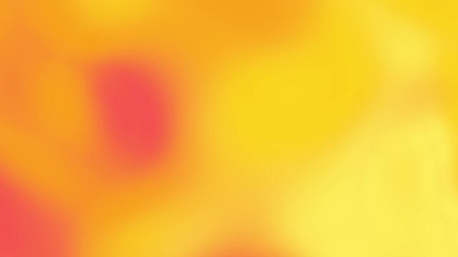 Red, yellow and orange liquid background. Abstract animation with blur, bokeh effect and bright colors. Smooth minimal theme for season promotion, advertisement, propagation, presentation, product.