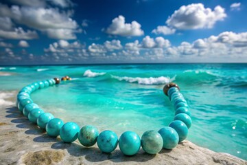 Hydrographic Wealth Horizons: Color: Turquoise, Concept: Ocean-Inspired Finance, Mood: Refreshing