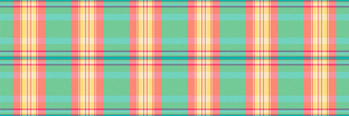 Curtain pattern fabric background, duvet vector plaid texture. Weave seamless tartan check textile in yellow and teal colors.