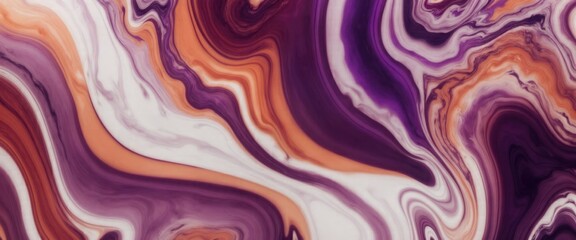 Abstract mix of Maroon, orange, and purple blending seamlessly marble background