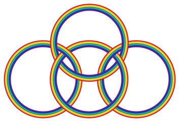 Anneaux arc-en-ciel 