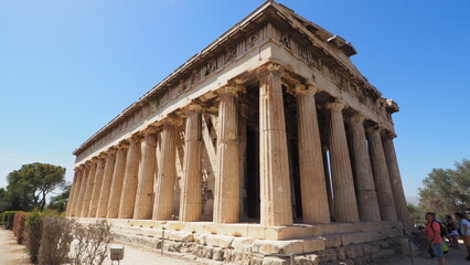 Fototapeta premium Temple of Hephaestus, Agora of Athens, 11th June 2024, Greece