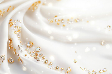 Luxury white and silk awesome HD background