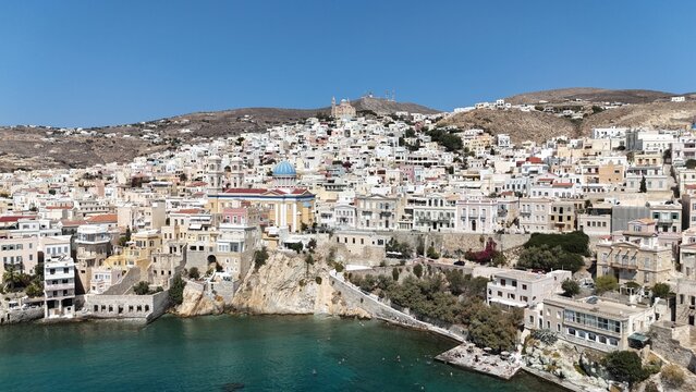 Greece, Cyclades, Syros, Ermoupoli