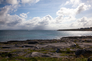 clouds over the ocean
