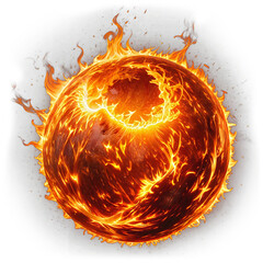 Fiery Energy Sphere – Dynamic Flame ball / fireball   Ognista kula energii – dynamiczna kula ognia / ognista kula © Adrian White