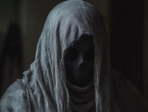 Cryptic Figure in Mask