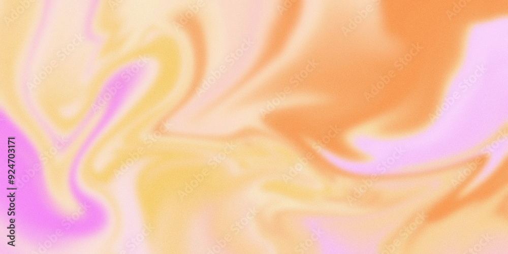 Aufkleber Abstract soft pastel gradient texture with noise and blur effects. Colorful digital soft noise effect on transparent background. Effect of film overlay on the screen