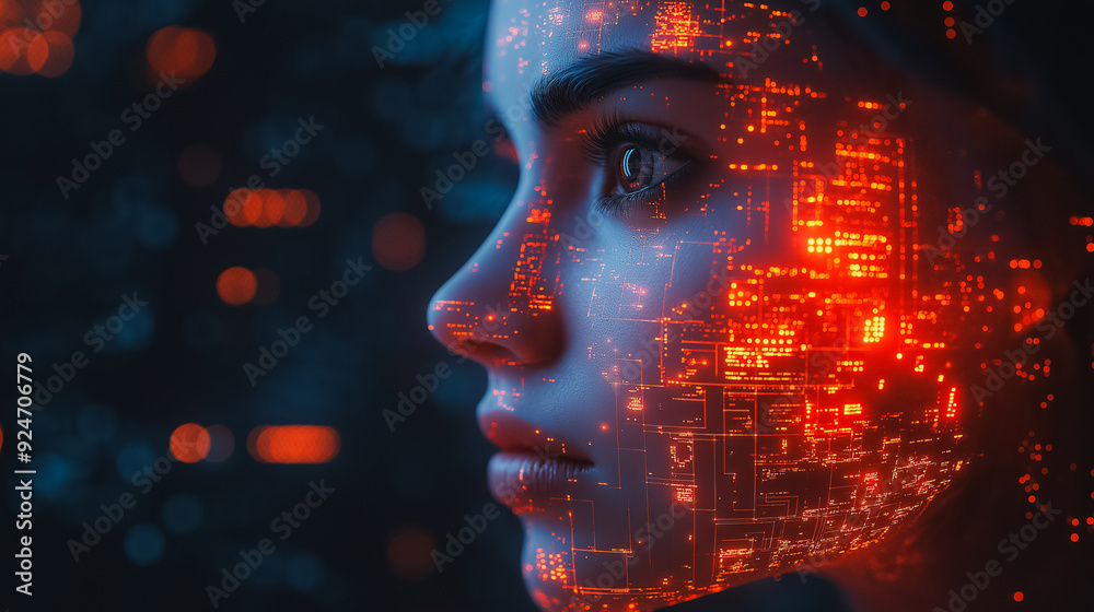 Poster artificial intelligence concept, futuristic technology, advanced ai algorithms, high-tech environmen
