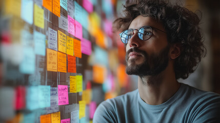 Messy and complex management with a chaotic decision tree, emphasizing the challenges of disorganized business processes and ineffective organization