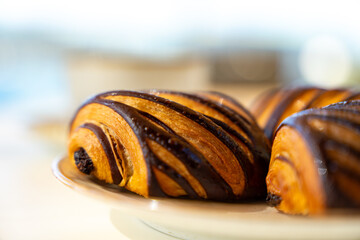 Pain au chocolat pour petit déjeuner