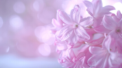 Soft Focus Hyacinth Bloom in Garden