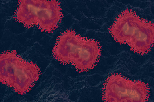 MPOX Virus Clade 1 Close Up