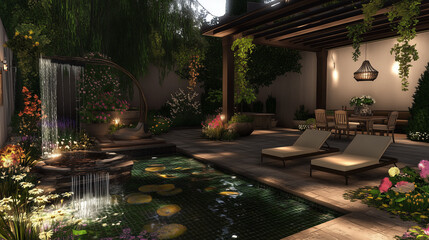 Obraz premium backyard_patio