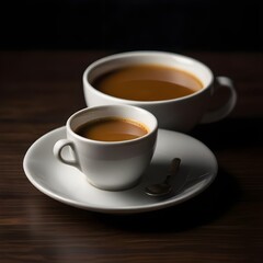 Obraz premium cup of coffee on table