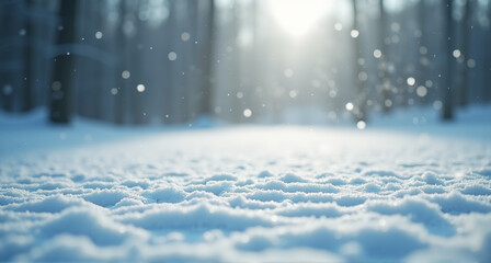 Fototapeta premium snow covered road