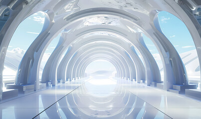 Obraz premium 3d render of a building