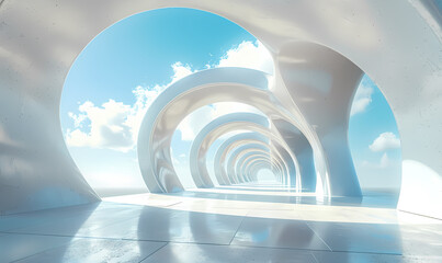 Obraz premium 3d render of a building