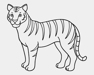 Tiger Line art 