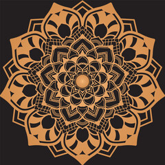 Arabesque luxury ornamental mandala design for floral pattern islamic east style. Hand drawn gorgeous ethnic for card, invitation card, anniversary card, tiles, mosaic, texture, wall for decorating.