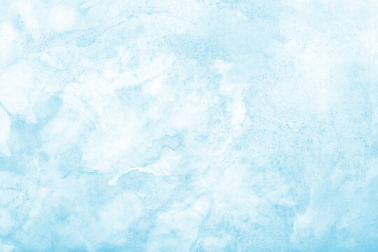 Blue light watercolor background, texture paper