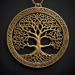 Fototapeta premium ornament with the tree of life motif